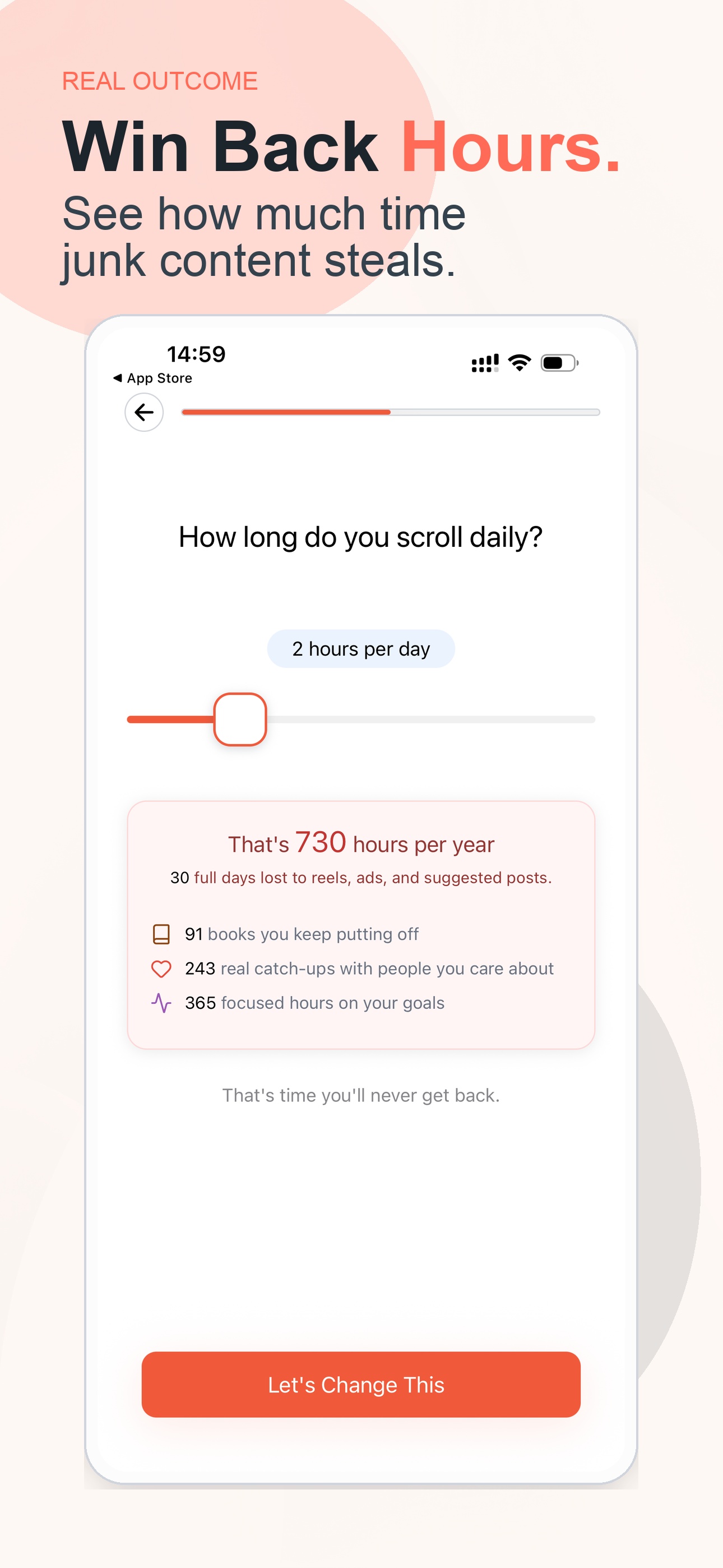 Zen Social screenshot showing a calmer Instagram experience designed to reclaim attention